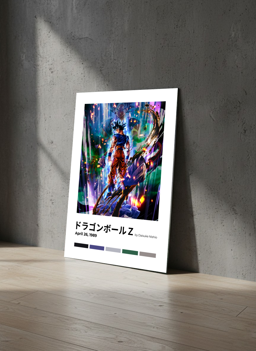 Ultra Instinct Warrior – Anime Power Metal Poster