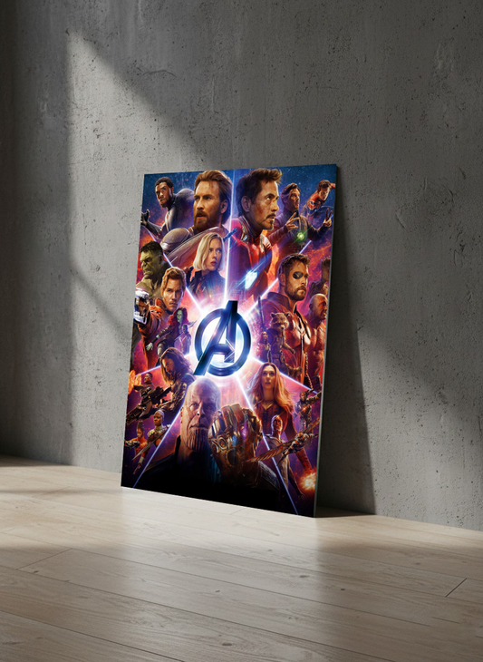 Epic Superhero Universe – Cinematic Metal Wall Poster