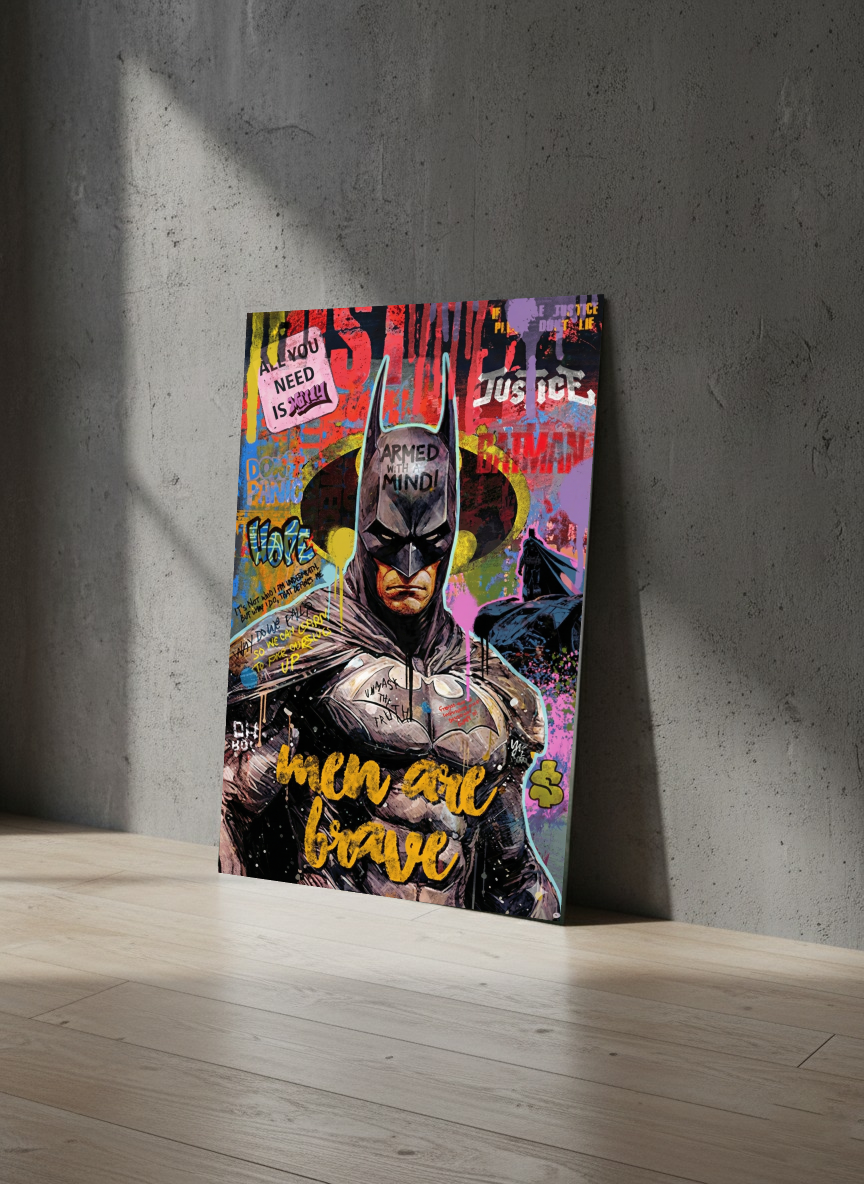 WHEN ALL FAILS | Dark Vigilante Graffiti Metal Poster