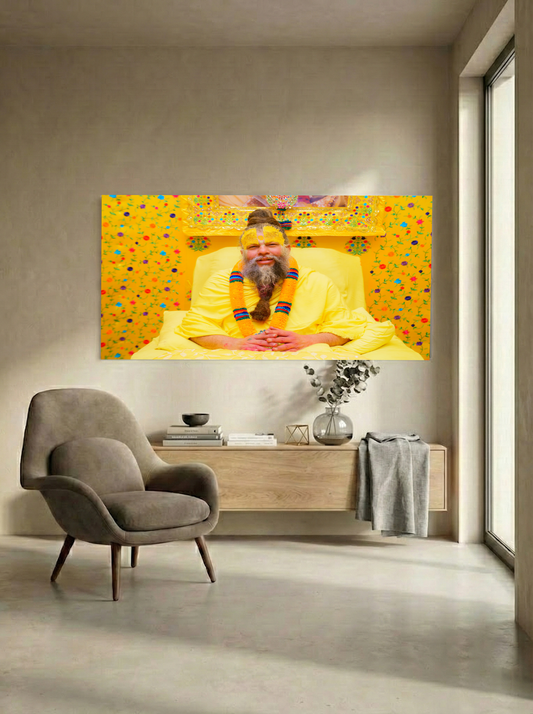 Divine Guru – Sanatan Spiritual Metal Wall Art