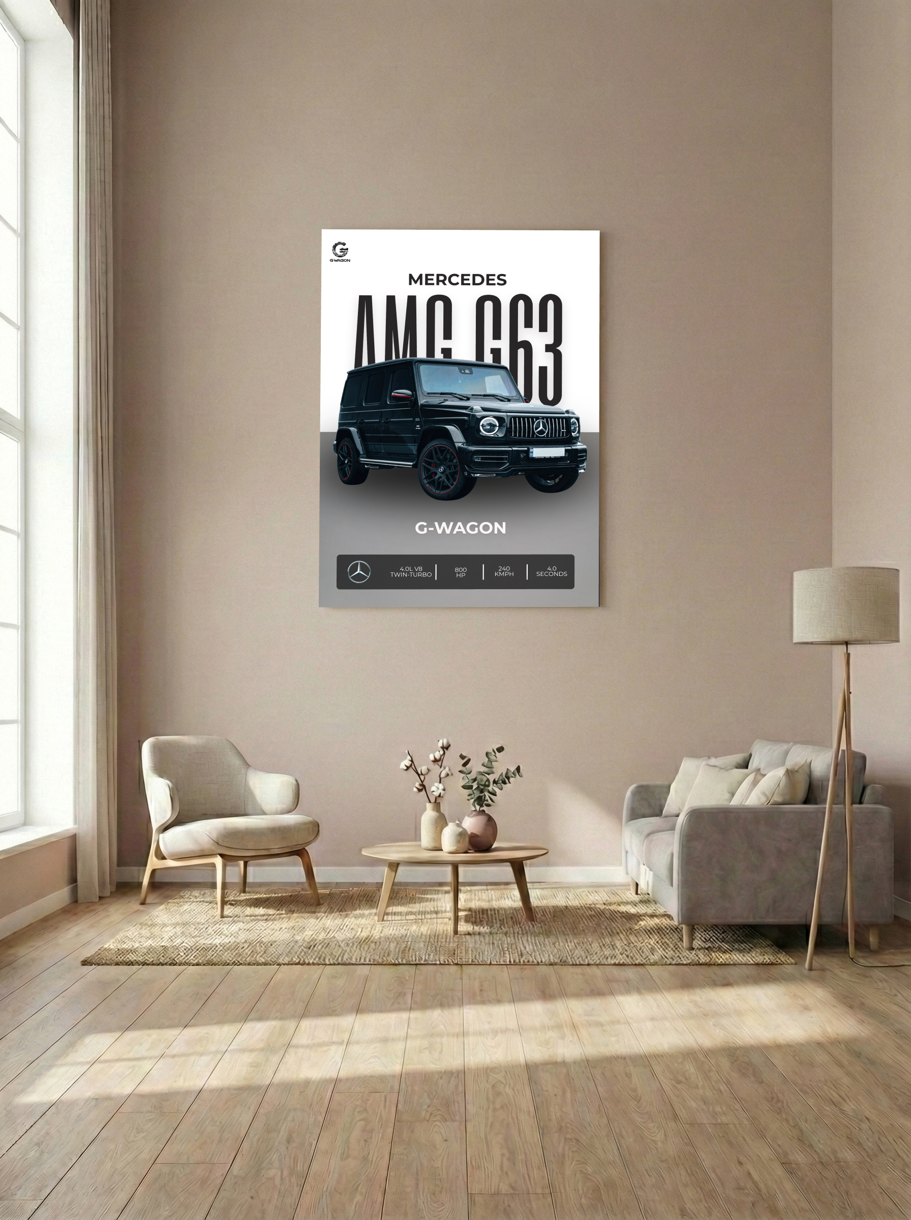 AMG G63 – Luxury V8 Performance Metal Poster