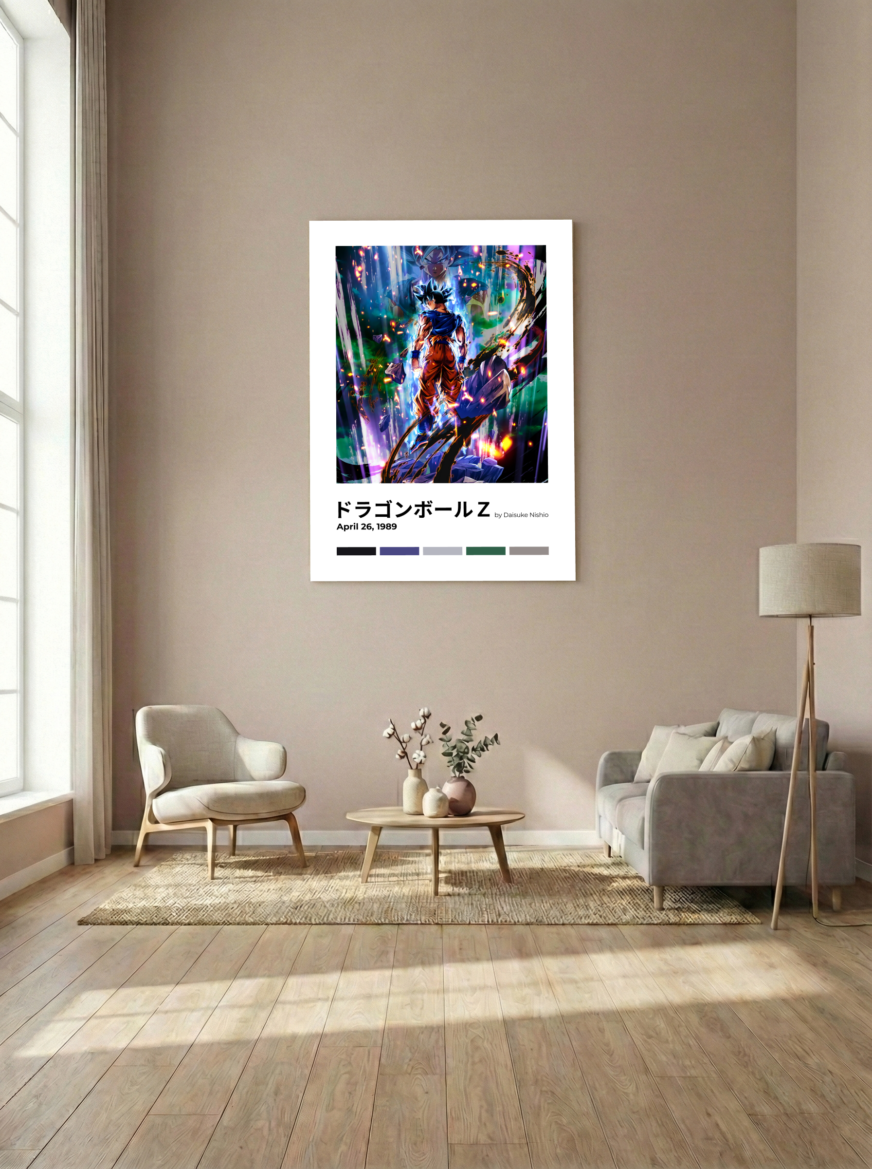 Ultra Instinct Warrior – Anime Power Metal Poster