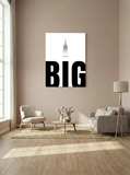 THINK BIG | Minimal Success Metal Poster