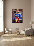 The Crowned King | Cricket Legend Metal Poster