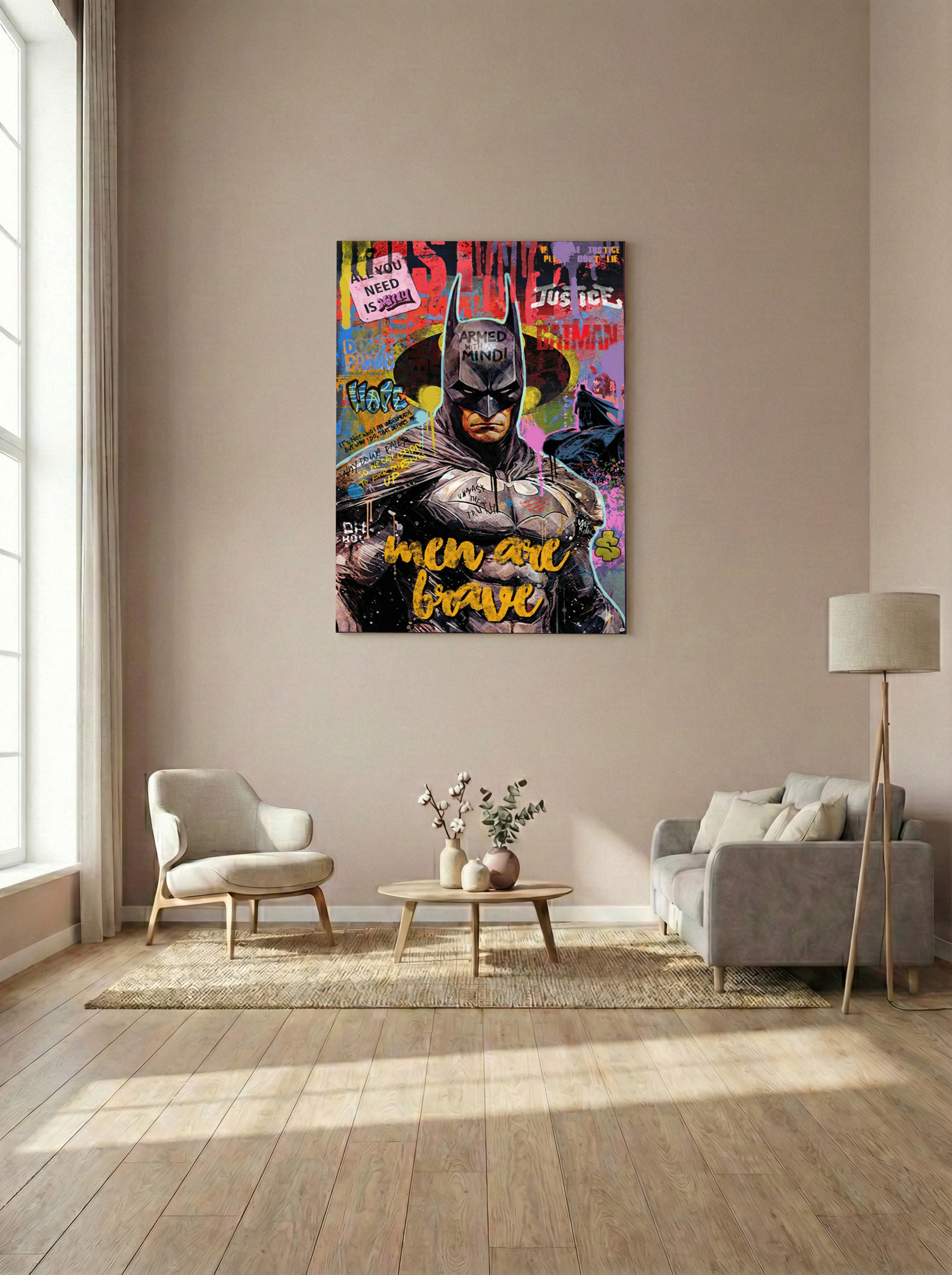 WHEN ALL FAILS | Dark Vigilante Graffiti Metal Poster