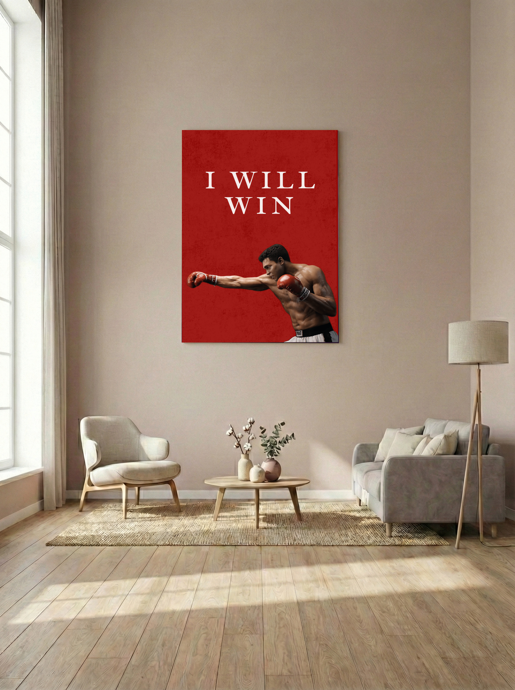 I WILL WIN | Champion Mindset Metal Poster