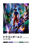 Ultra Instinct Warrior – Anime Power Metal Poster