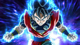 Awakened Saiyan – Blue Aura Anime Metal Poster