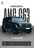 AMG G63 – Luxury V8 Performance Metal Poster